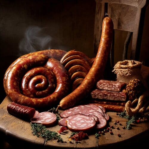 Boyaux de porc pour saucisses