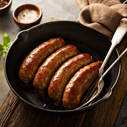Congélation des boyaux pour charcuterie
